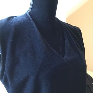 Chico’s Black Velvet V-Neck